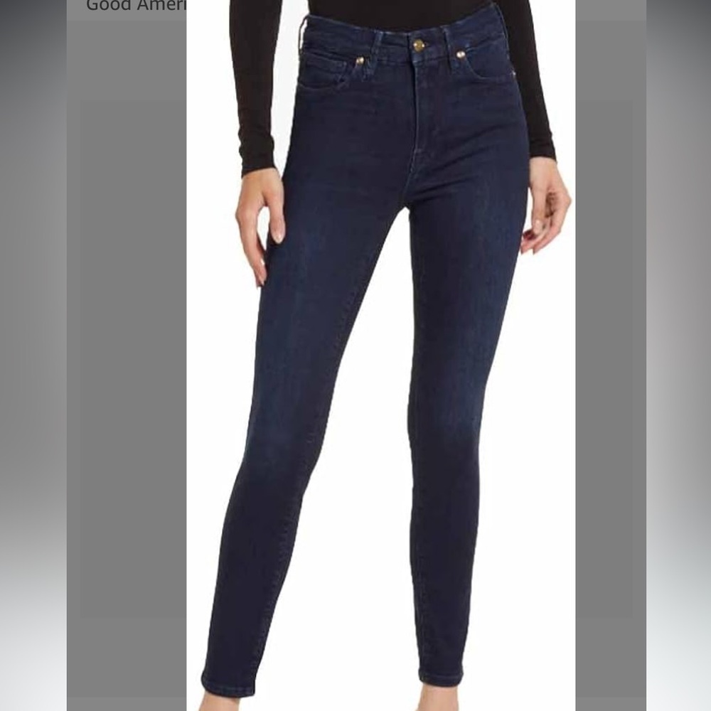 Good American Dark Denim Skinny Jeans
